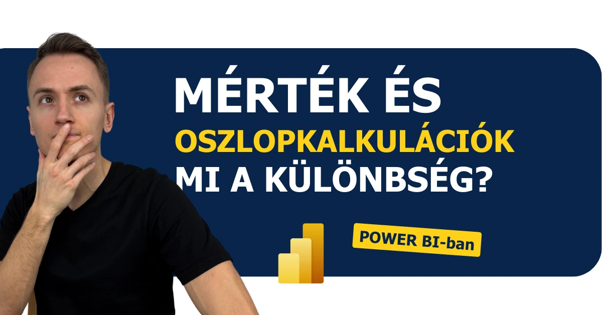 Mertek Mi a különbség a mérték és oszlopkalkulációk között Power BI-ban?