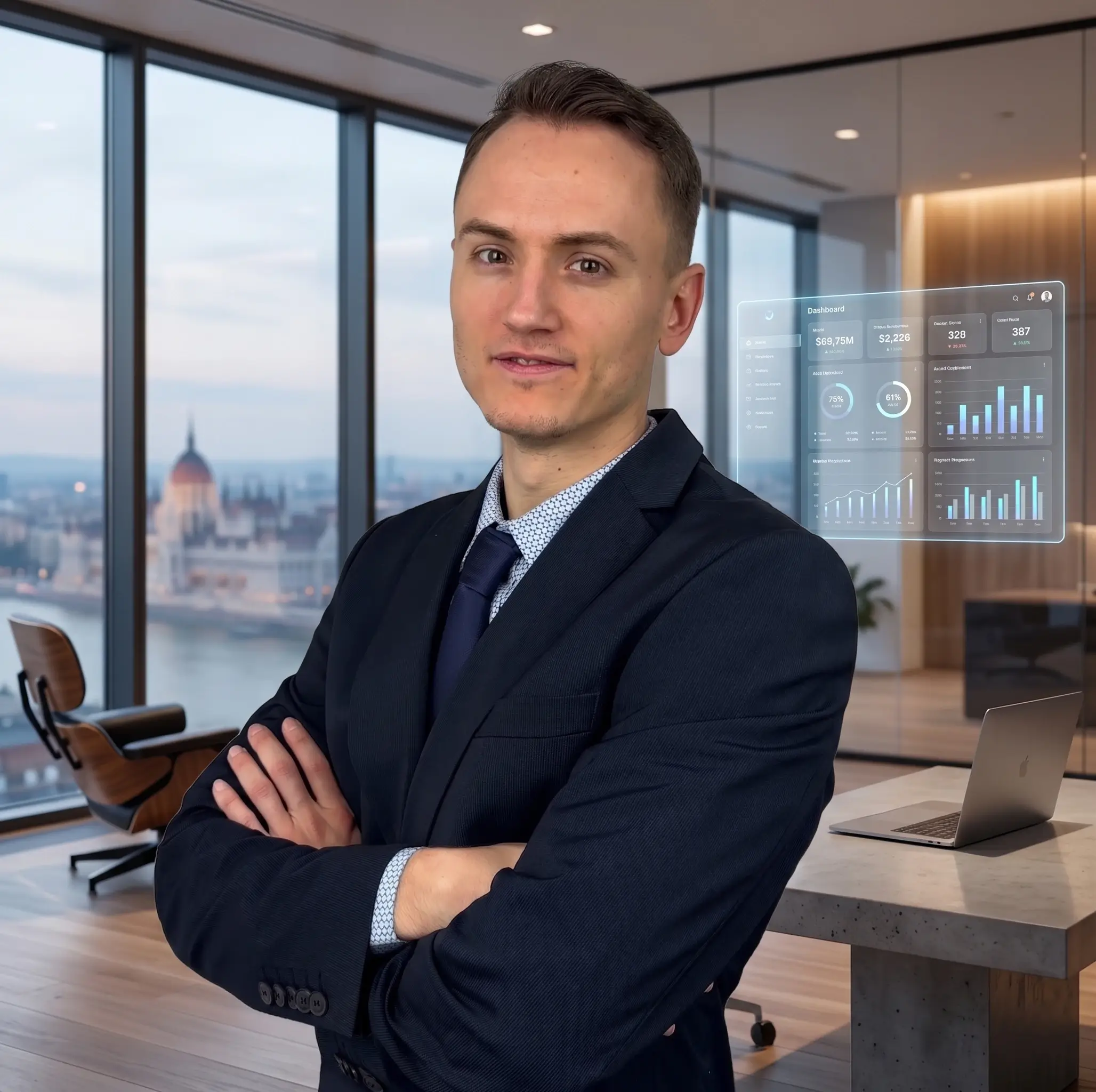 Csáki Dávid, a Power BI bemutató oktatója